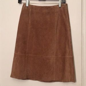 NWT Ann Taylor Suede skirt